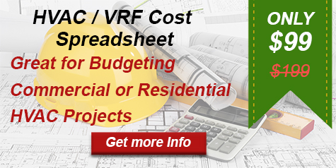 VRF HVAC Cost Budgeting Spreadsheet