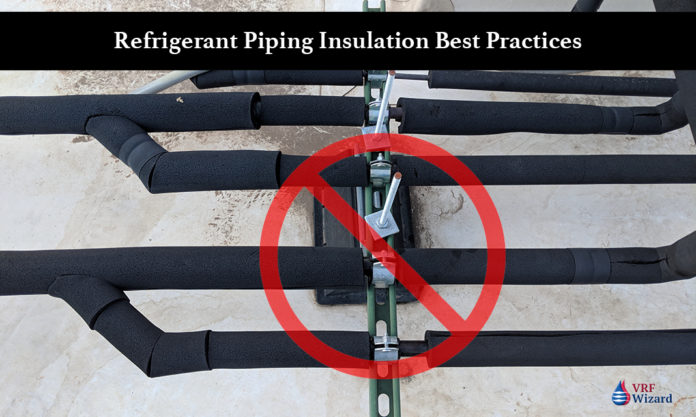 Refrigerant piping Insulation Best practices