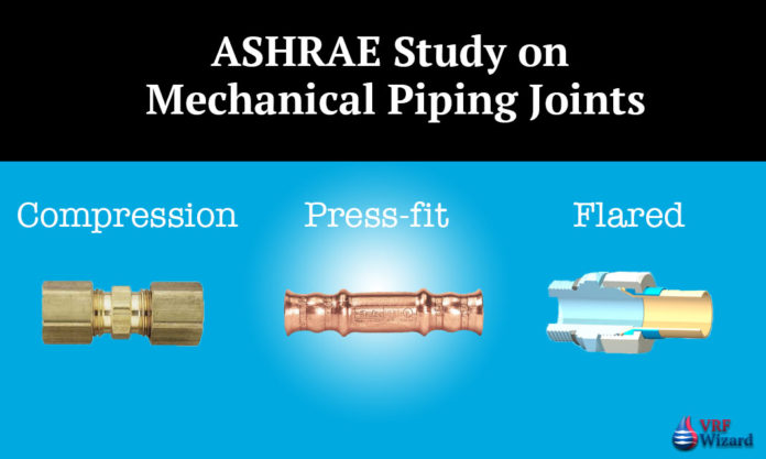ASHRAE Study on Mechanical Piping Joints